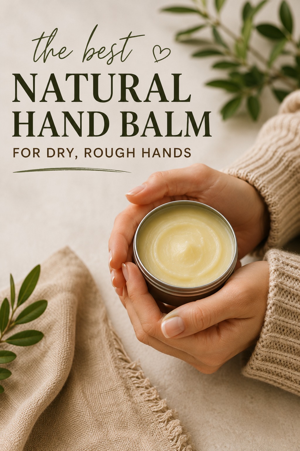 The Best Natural Hand Balm For Dry Hands