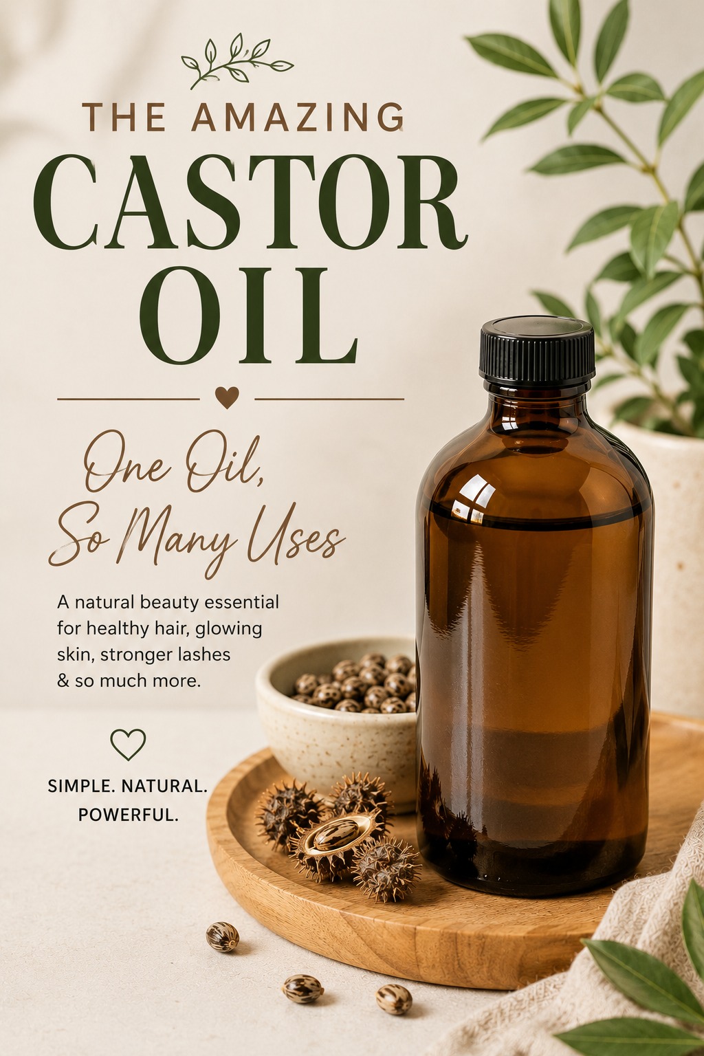 The Many Uses & Benefits Of Castor Oil For Hair, Skin & Beauty
