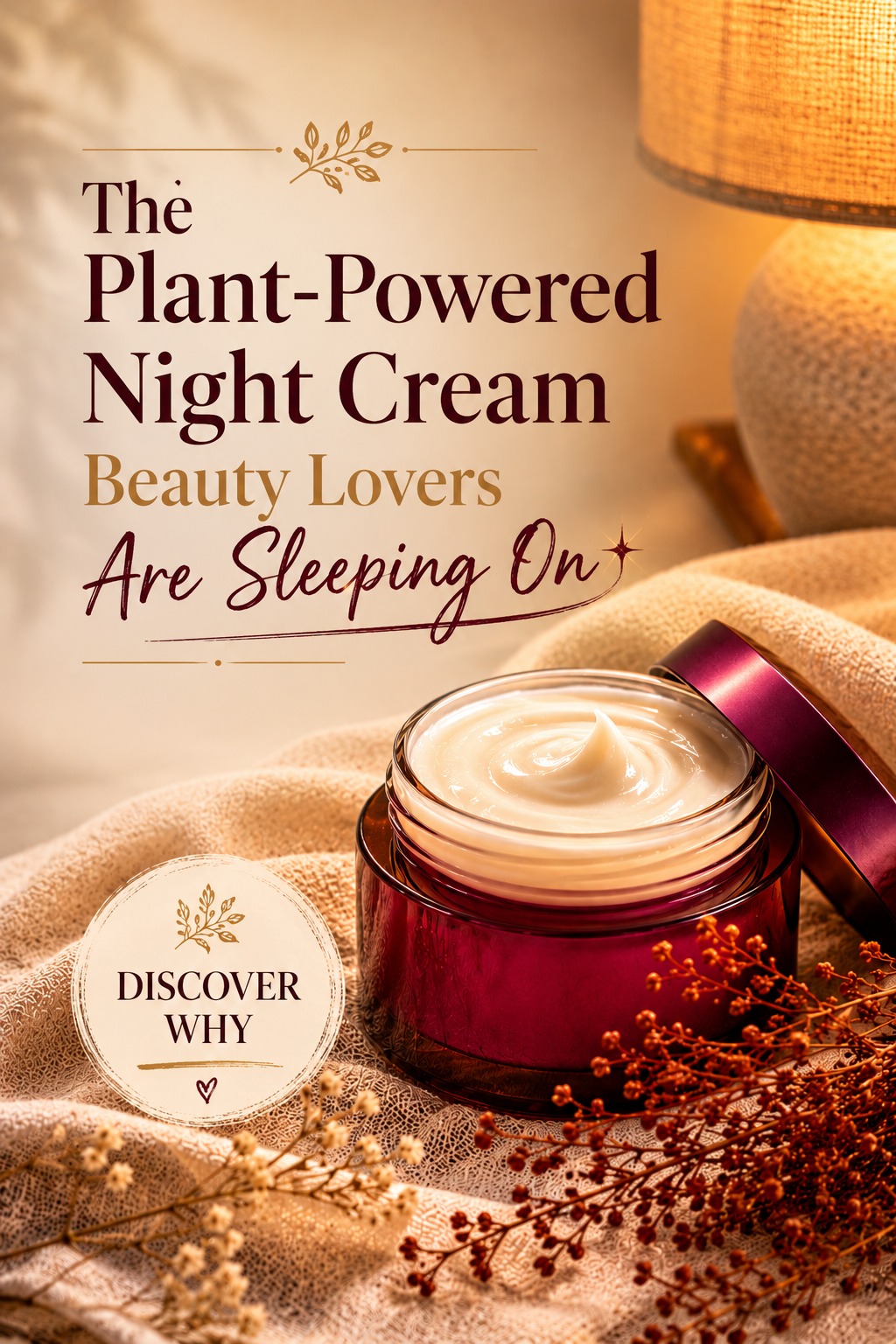 The Plant-Powered Night Cream Beauty Lovers Are Sleeping On