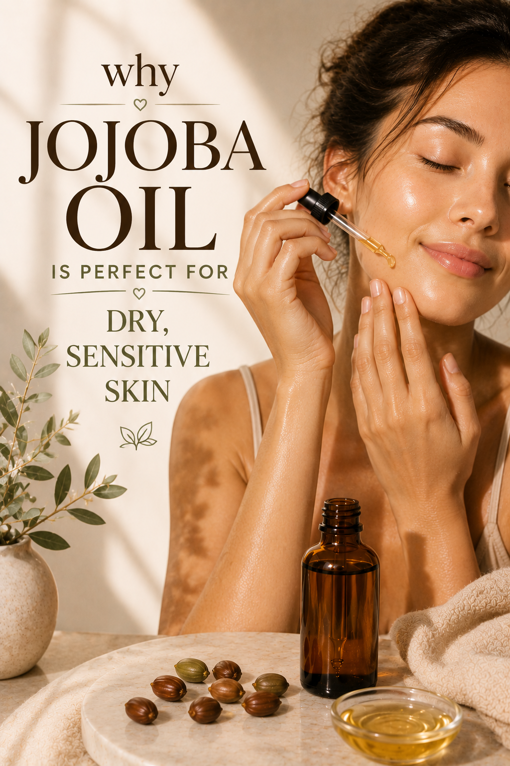 Why Jojoba Oil Is Perfect For Dry, Sensitive Skin